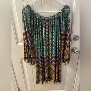 Honeyme Multicolor Patterned Dress